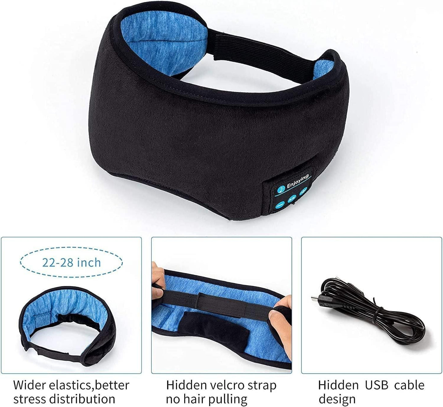 SleepTune: Wireless Bluetooth Music Eye Mask for Deep Relaxation