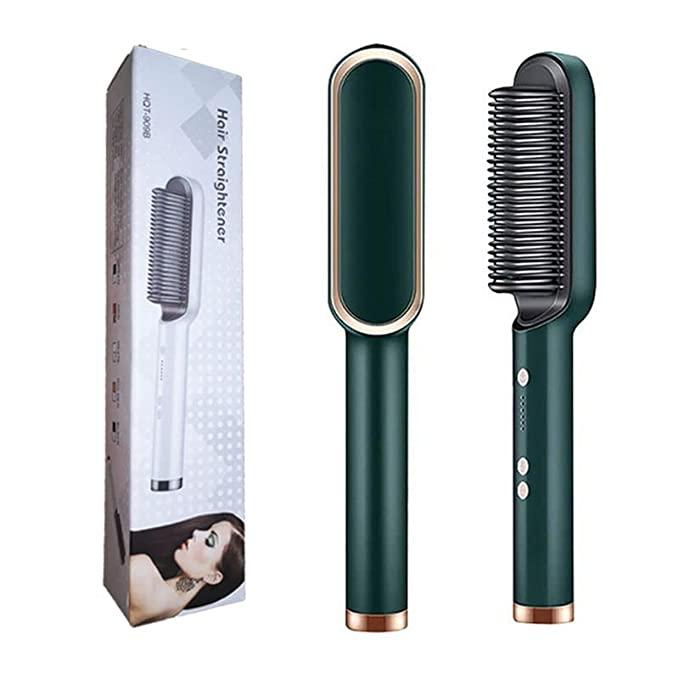 Professional Electric Hair Straightener Comb Brush – Quick & Easy Hair Styling