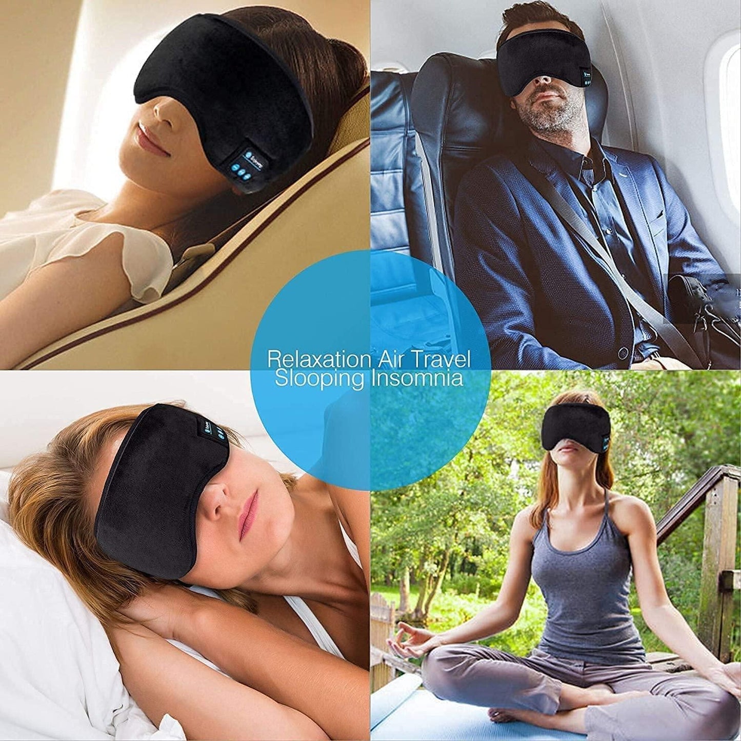 SleepTune: Wireless Bluetooth Music Eye Mask for Deep Relaxation