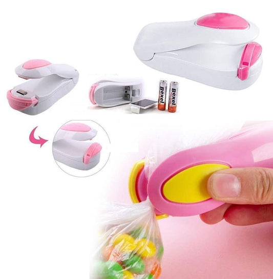 Mini Heat Sealer Machine for Food Bag Packing – Battery Operated